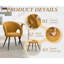 47.5cm H Upholstered Metal Accent-1602032813