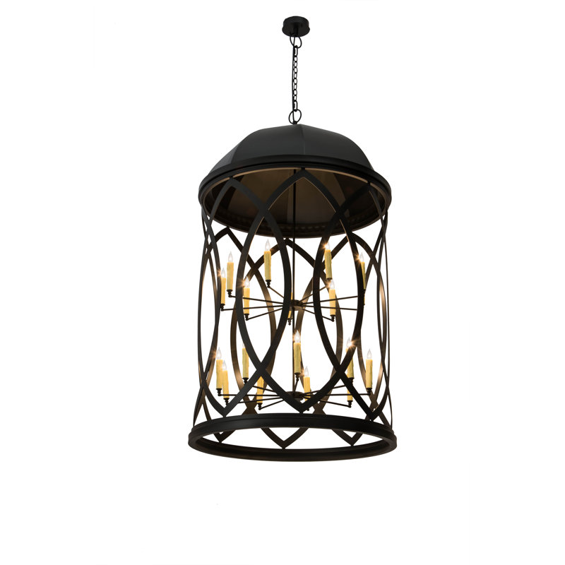 Luminaire suspendu géométrique 18 lumières Grafton