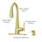 Lita Pull Down Single Handle Kitchen Faucet-40841427