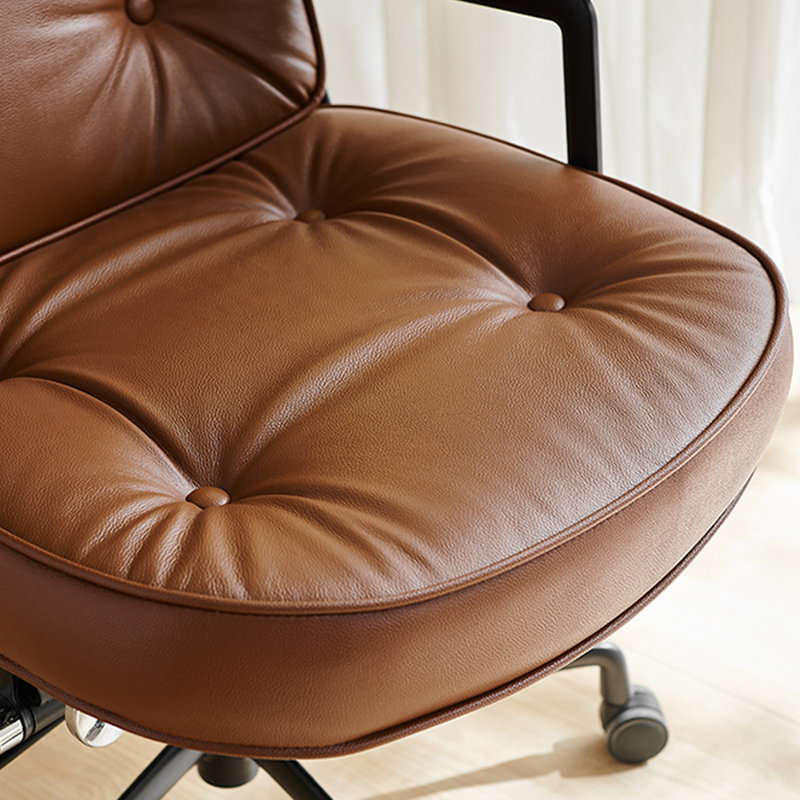 Silent and soothing office chair, Brown, Black