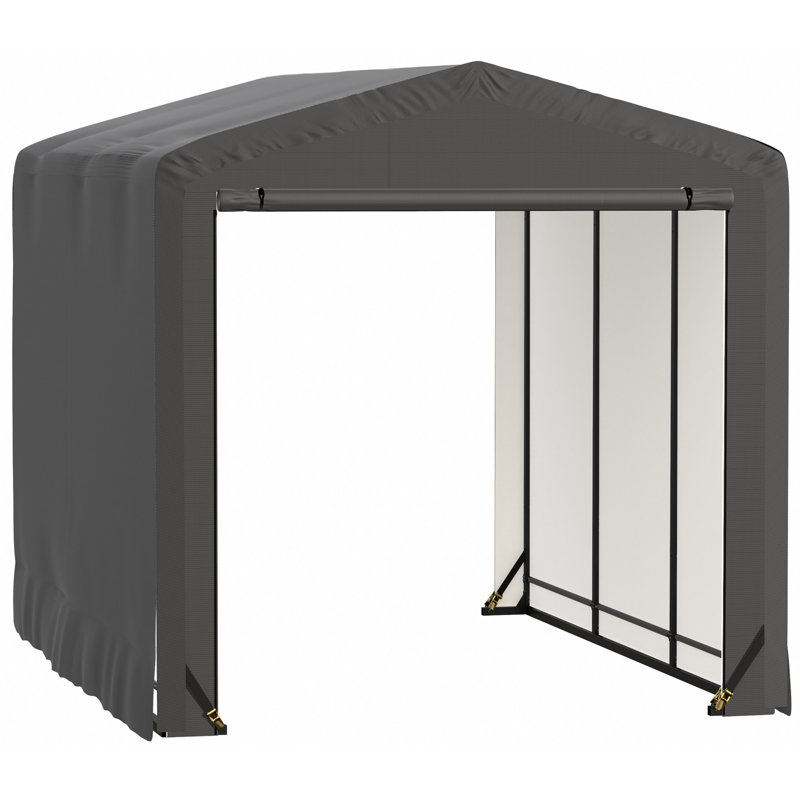 ShelterTube Wind and Snow-Load Rated Garage, 10x14x10 Grey