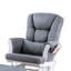 Fauteuil inclinable manuel avec repose-pieds Noni, bois, carré-106065331-106065328-106065330