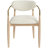 Riccio Performance Fabric Upholstered Dining Arm Chair-992955093-992955089
