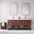 Mahon 72'' Free Standing Double Bathroom Vanity with Cultured Marble Top-938976604-938876228