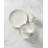French Perle Scallop White Scallop 4-Piece Place Setting