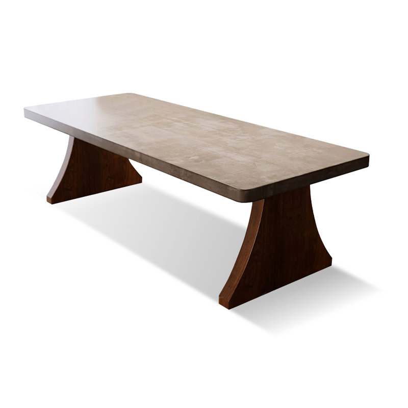 Gray Rectangular Solid wood Butterfly Leaf  Dining Table, 29.53"H x 62.99"L x 31.5"W