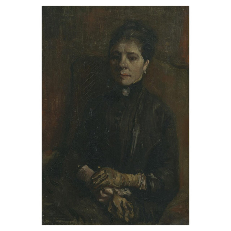 «Portrait of a Woman» par Vincent van Gogh - Estampe numérique, H 40 po x l 32 po