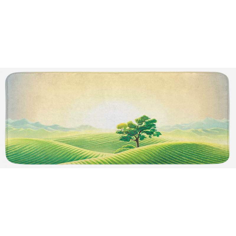 Tapis de cuisine paysage