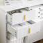 105cm Wide 3 -Drawer File Cabinet