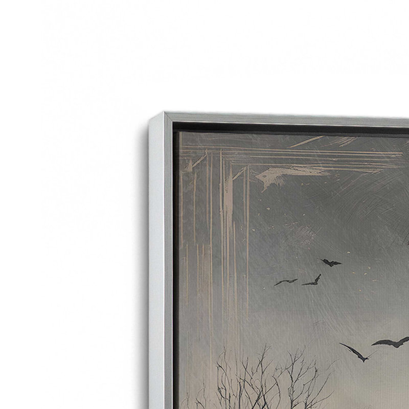 Lunar Watcher, reproduction sur toile encadrée, Chrome poli, H 32,75 po x l 48,75 po