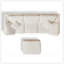 Canapé modulaire en forme de L avec repose-pieds et canapé modulaire 110 pouces 110 pouces pour le salon-118132884