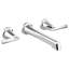 Levoir® Two-Handle Wall Mount Lavatory Faucet - Less Handles-231614149-231614150
