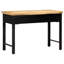 Brodsky Solid Wood Top Metal Base Writing Desk
