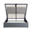 Lit plateforme tapissier avec système de rangement hydraulique-29566478
