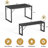 Ezzah Rectangular Dining Set with Benches-883681608-815841248-815841251