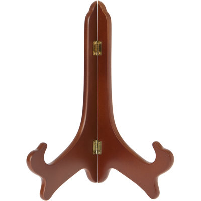 Support pour assiettes en bois damassé MDF noir H 11 po x l 8,5 po x P 6 po (pour les assiettes de 10 à 14 po)