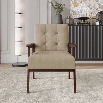 ACCENT CHAIR IN LINEN by George Oliver