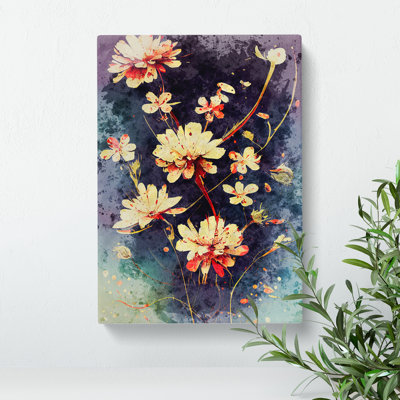 Flower Painting No.4 - Wrapped Canvas
