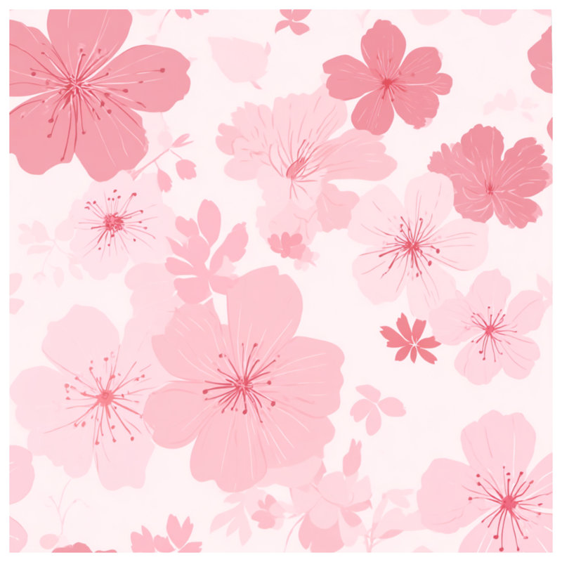 Édredon Floral Bedding, Édredon simple extra long, Motif floral rose