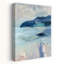 «Serene Coastal Blues», art paisible abstrait pacifique-1938947729