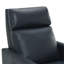 Leather Push Back Recliner - Midnight Blue-1564317206