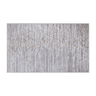 Machine Washable White Area Rug