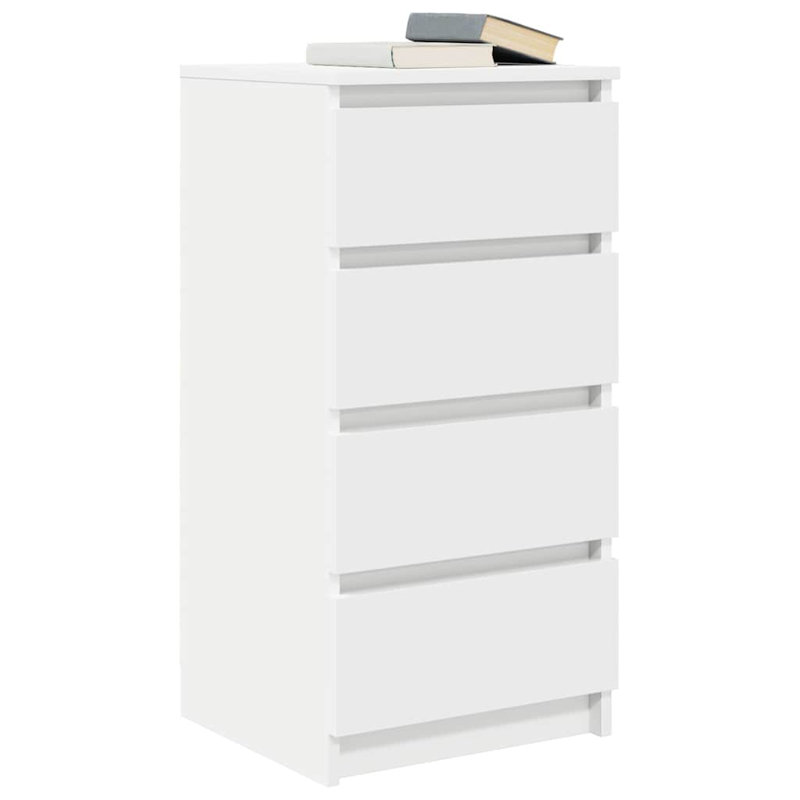 Sideboard 37.5X35x76 Cm Engineered Wood, White