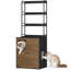 Enclosed Litter Box Enclosure-1119956616
