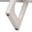 Console étroite avec plateau en marbre et tablette ouverte pour le vestibule-2126662171