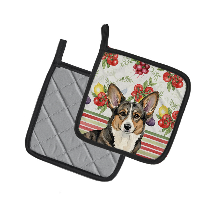 Paire de supports à casseroles Brindle Cardigan Welsh Corgi