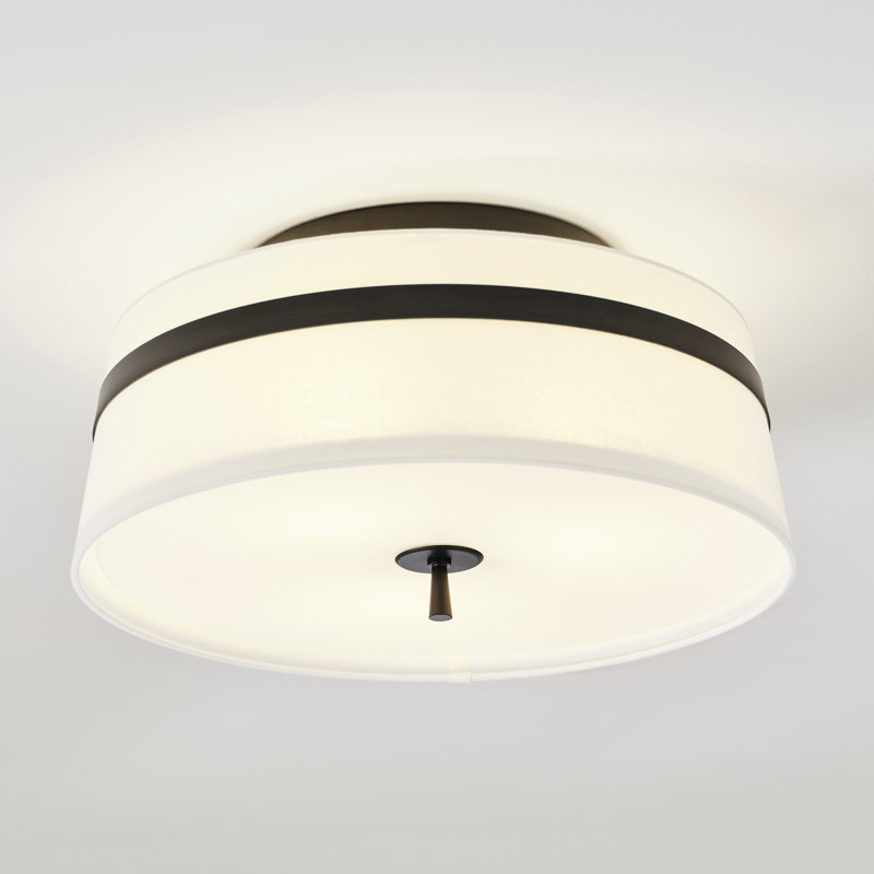 Cordtlandt 3 - Light Semi Flush Mount, Aged Iron, 9.5" H x 19" W x 19" D