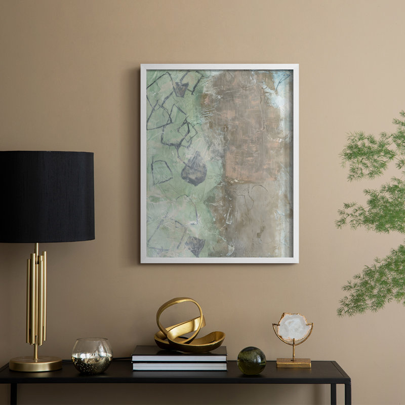 «Forest Walk II», reproduction encadrée - bois massif, H 11 po x l 9 po, Blanc