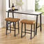 Upholstered Counter Stool with Metal Frame-1609647121-1609647128-1597488043