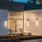 Outdoor Waterproof Transparent LED Crystal Wall Lamp Supports Multiple Types Of Light Bulbs -12W Per Lamp (2 Pack)