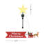 21.75 in. Plastic Shatterproof Tree Topper