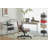 Modern Armrest Office Chair, Computer Desk Chair with Wheels-2027357879