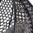  Rattan Hanging Egg Chair with Stand & Removable Cushion for Indoor/Outdoor Use - Gray + Black-1538667569-1538667570
