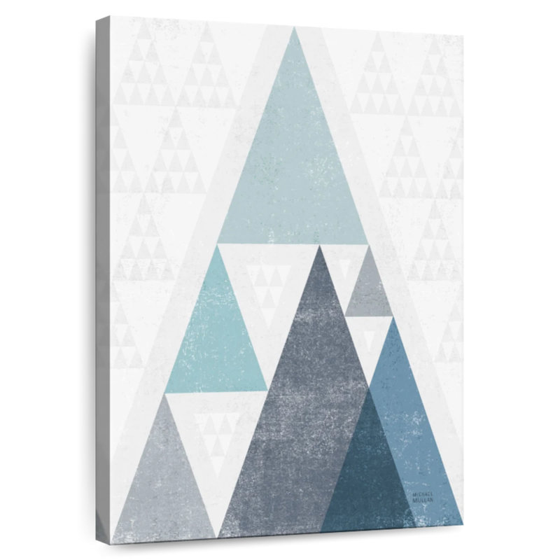 Mod Triangles I, 24" H x 16" W