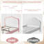 Structure de lit simple en velours avec lumières DEL, tiroir de rangement et tête de lit pour enfants-1485209218