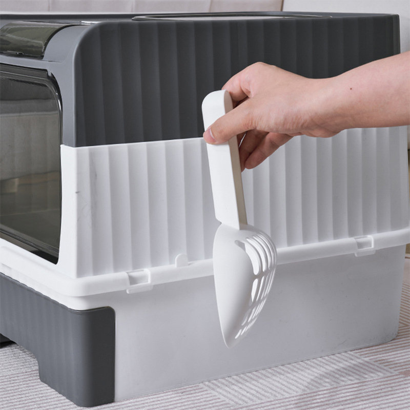 Clairan Plastic Enclosed Litter Box with Scoop