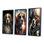 «Beagle Gangster In NYC», 3 pièces sur toile