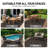 Geometric Border Dark Gray/Natural Easy-Care Jute-Style Indoor/Outdoor Flat Woven Area Rug-657002376-667755520