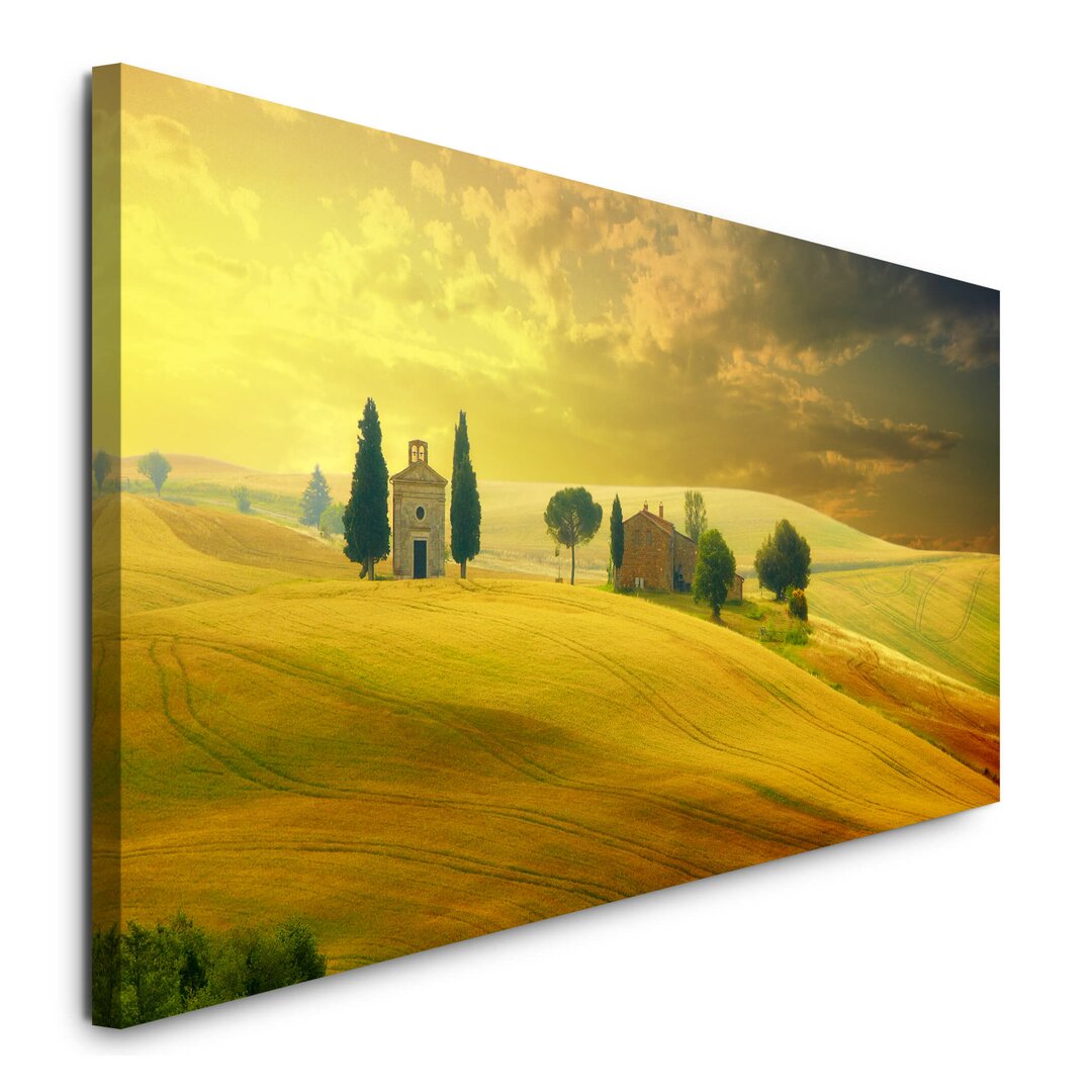 Leinwandbild Landschaft in der Toscana