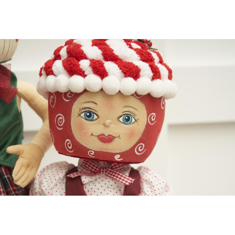 Figurine de poupée Peppermint Pauline Joe Spencer Gathered Traditions