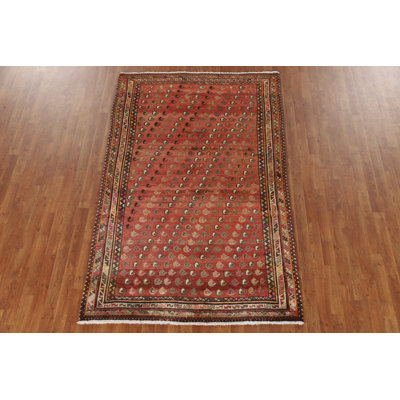 Geometric Wool Traditional Area Rug 5x8