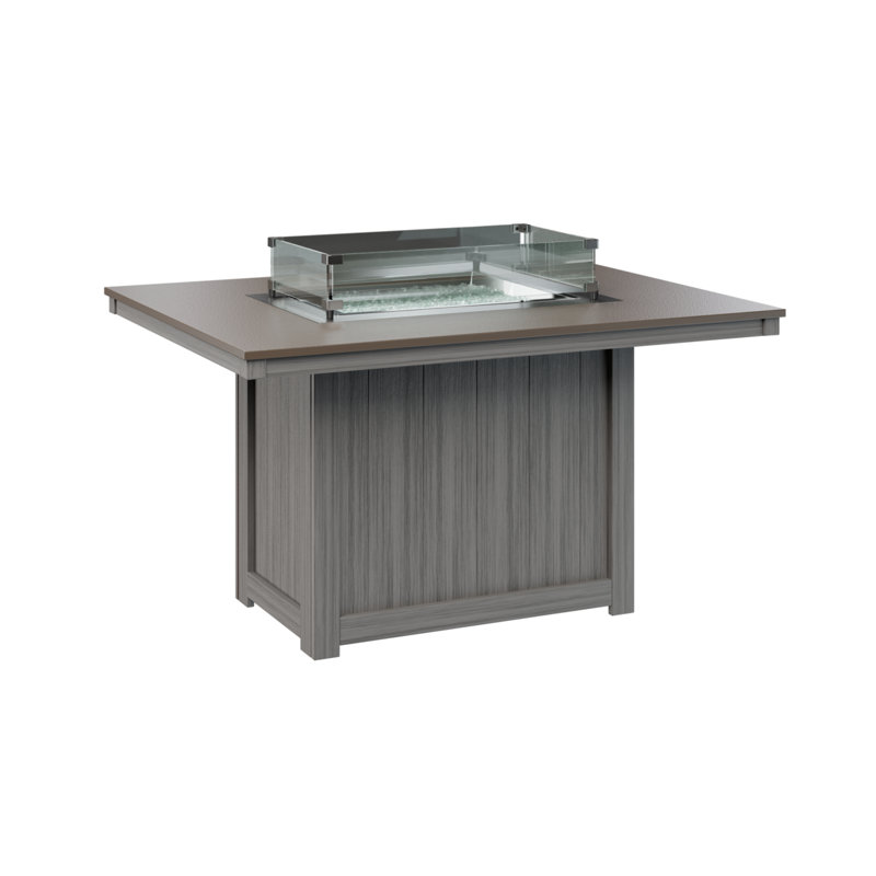 Foyer de table rectangulaire 54 po Berlin Gardens Donoma, H 30 po x l 41 po x P 54 po