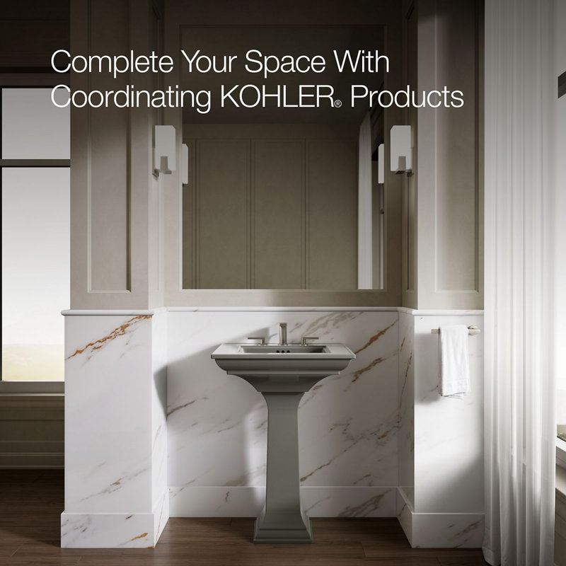 Memoirs® Stately 24" Console Bathroom Sink with Overflow, Thunder Gray, 8'' Centers