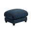 Canapé quatre places avec pouf, canapé moderne en chenille douce pour salon, appartement-420108151