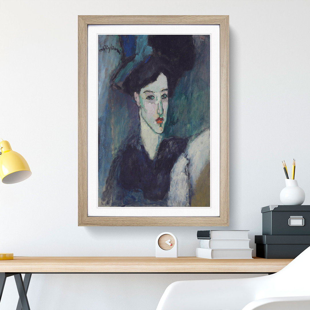 The Jewess by Amedeo Modigliani - Picture Frame Painting