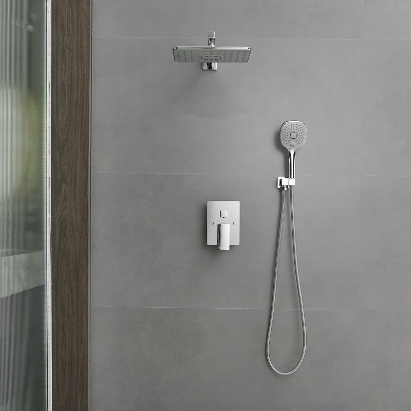 All-In-One Kit with Rough in-Valve, Polished Chrome